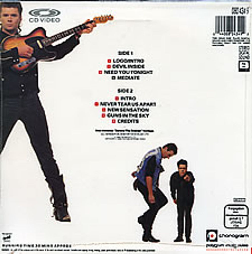 Inxs Kick The Video Flick - 8" CD Video UK laserdisc / lazerdisc INXLZKI54065