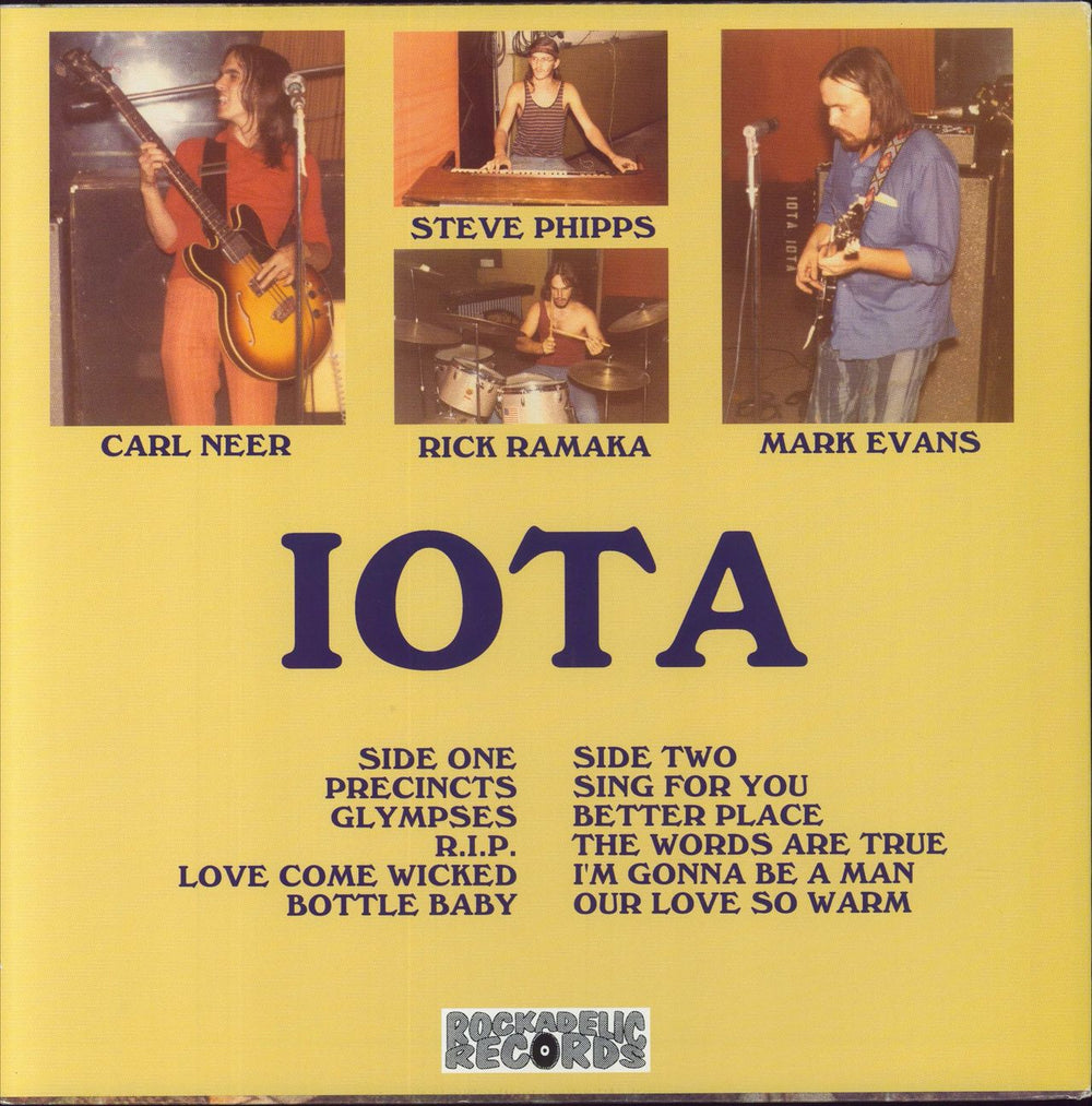 Iota Iota US vinyl LP album (LP record)
