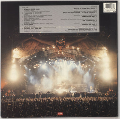 Iron Maiden A Real LIVE One UK vinyl LP album (LP record) IROLPAR221647