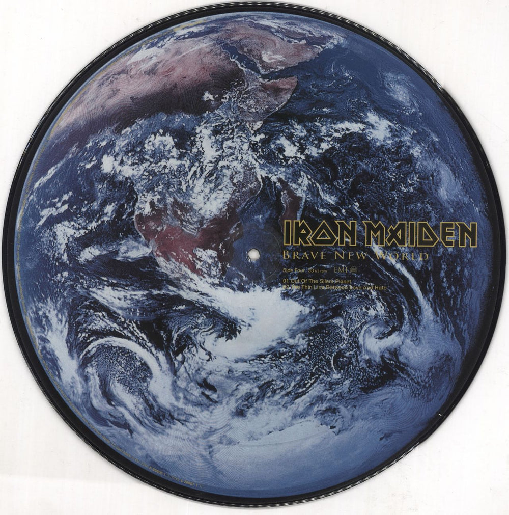 Iron Maiden Brave New World - EX UK picture disc LP (vinyl picture disc album) Deleted