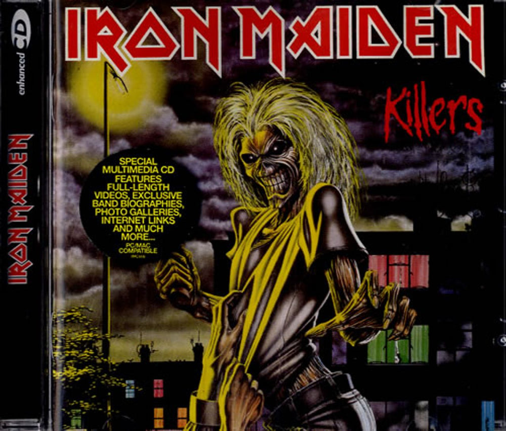 Iron Maiden Killers UK CD album (CDLP) 4969170