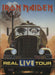 Iron Maiden Real Live Tour + Merch Insert UK tour programme TOUR PROGRAM