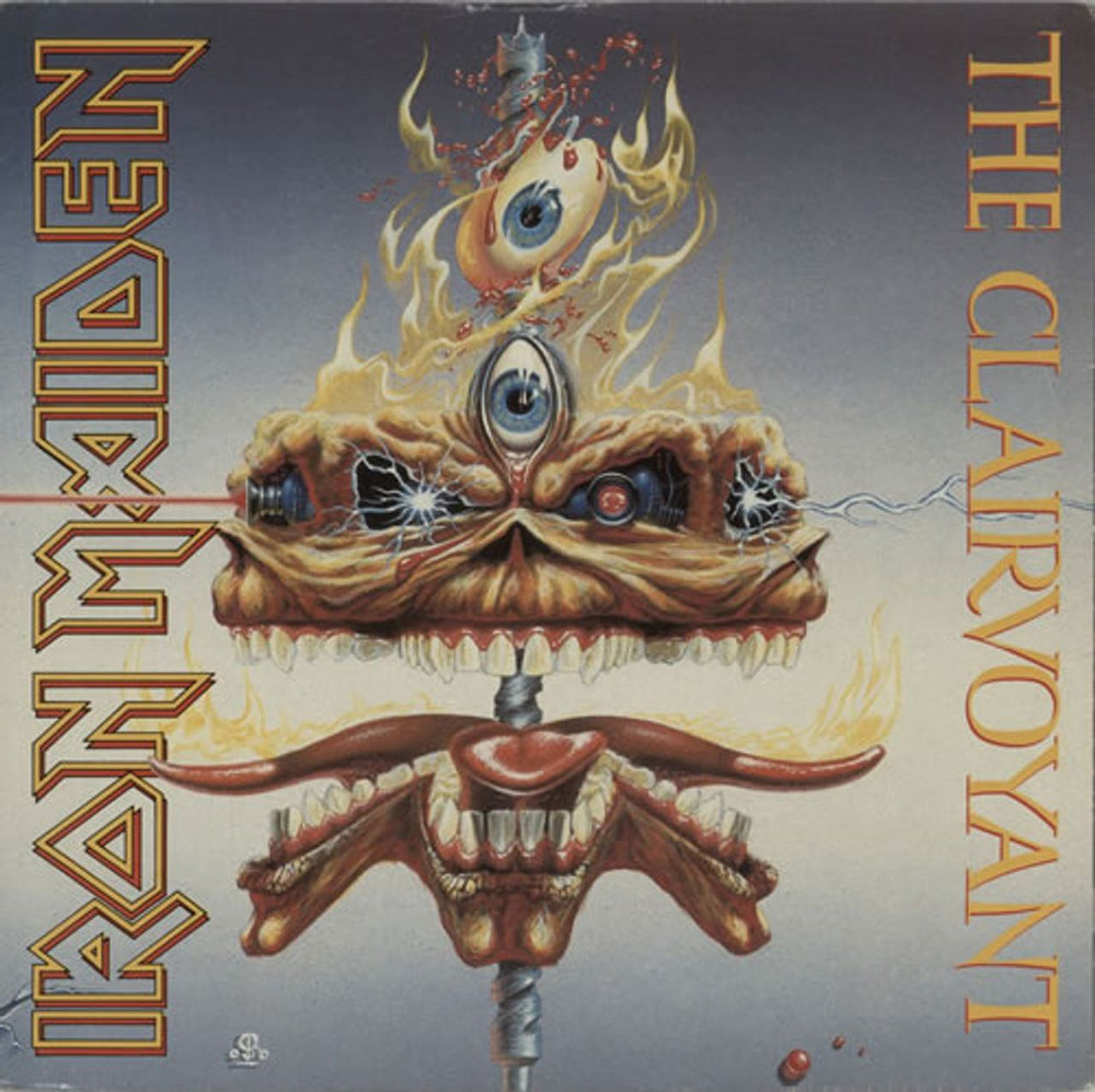 Iron Maiden The Clairvoyant - EX UK 12" vinyl single (12 inch record / Maxi-single) 12EM79