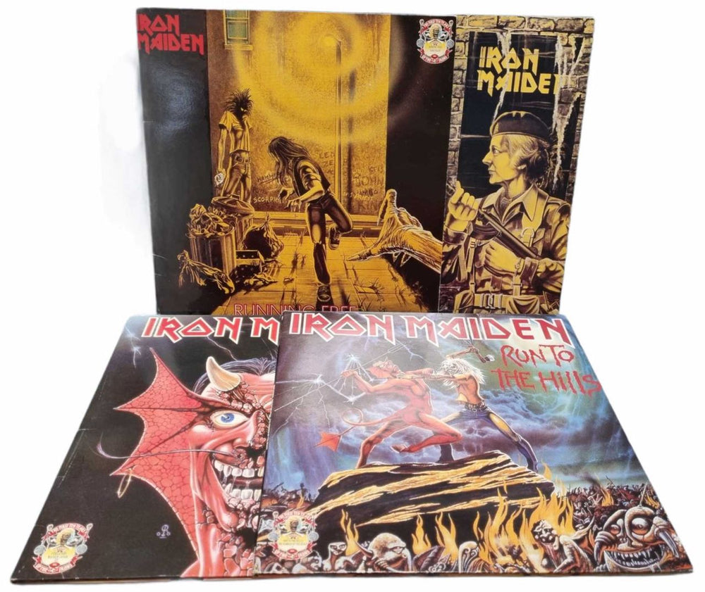 Iron Maiden The First Ten Years Box 1980-1990 - EX UK Vinyl Box Set IROVXTH770360