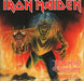 Iron Maiden The Number Of The Beast - Red Vinyl + Poster UK 7" vinyl single (7 inch record / 45) EM666