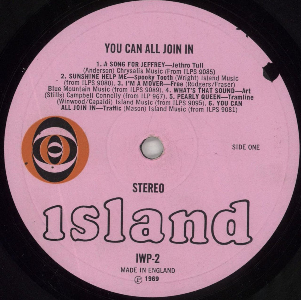 Island Records You Can All Join In - 1st - VG UK vinyl LP album (LP record) ISDLPYO183589