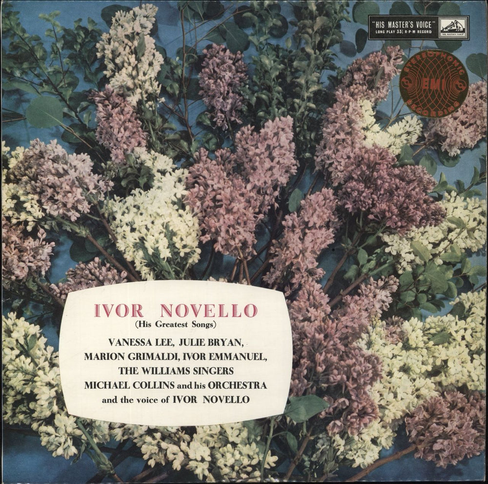 Ivor Novello Ivor Novello (His Greatest Songs) UK vinyl LP album (LP record) CSD1263