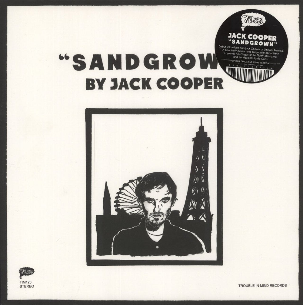 Jack Cooper Sandgrown - Tangerine Vinyl US vinyl LP album (LP record) TIM123