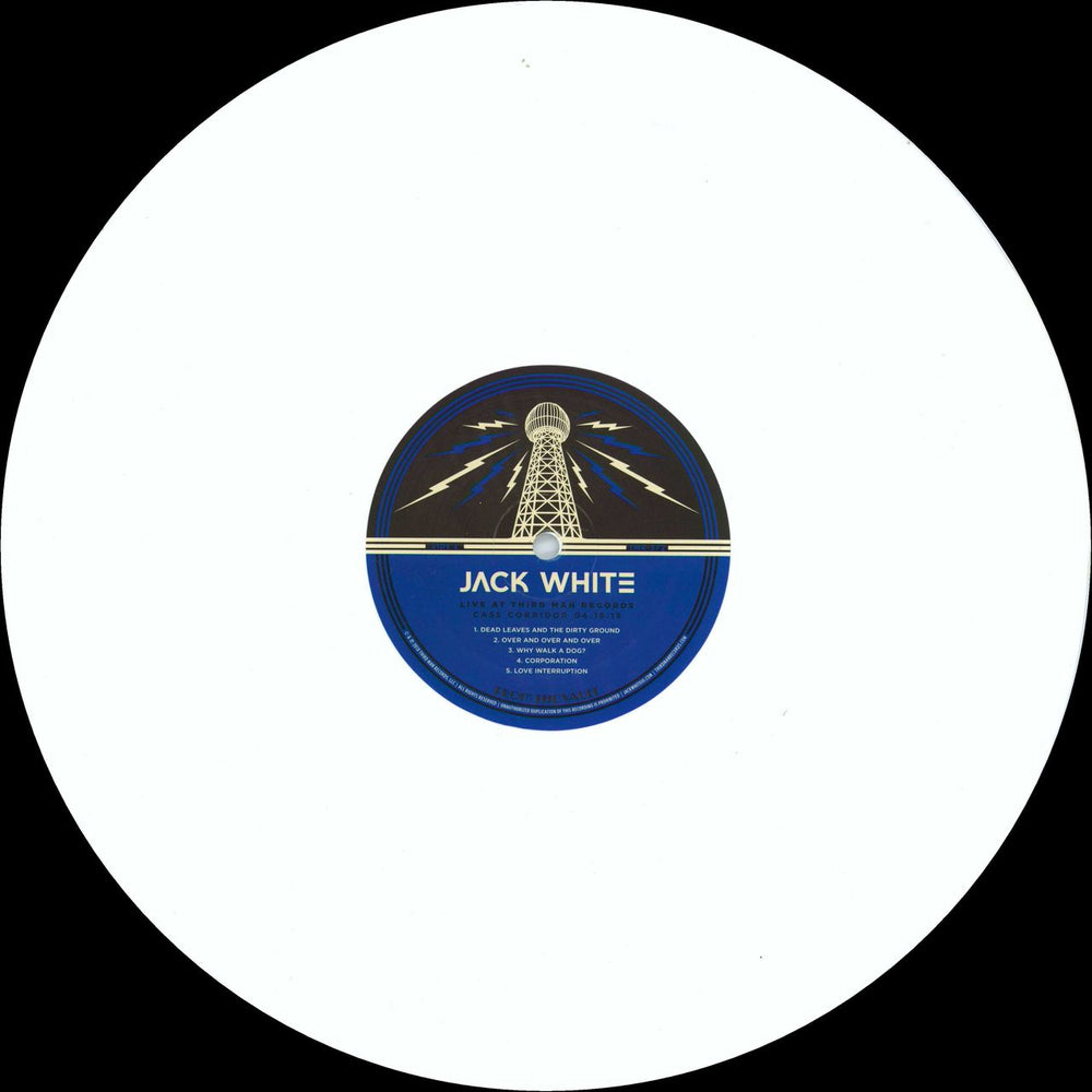 Jack White Live At Third Man Records US 3-LP vinyl record set (Triple LP Album)