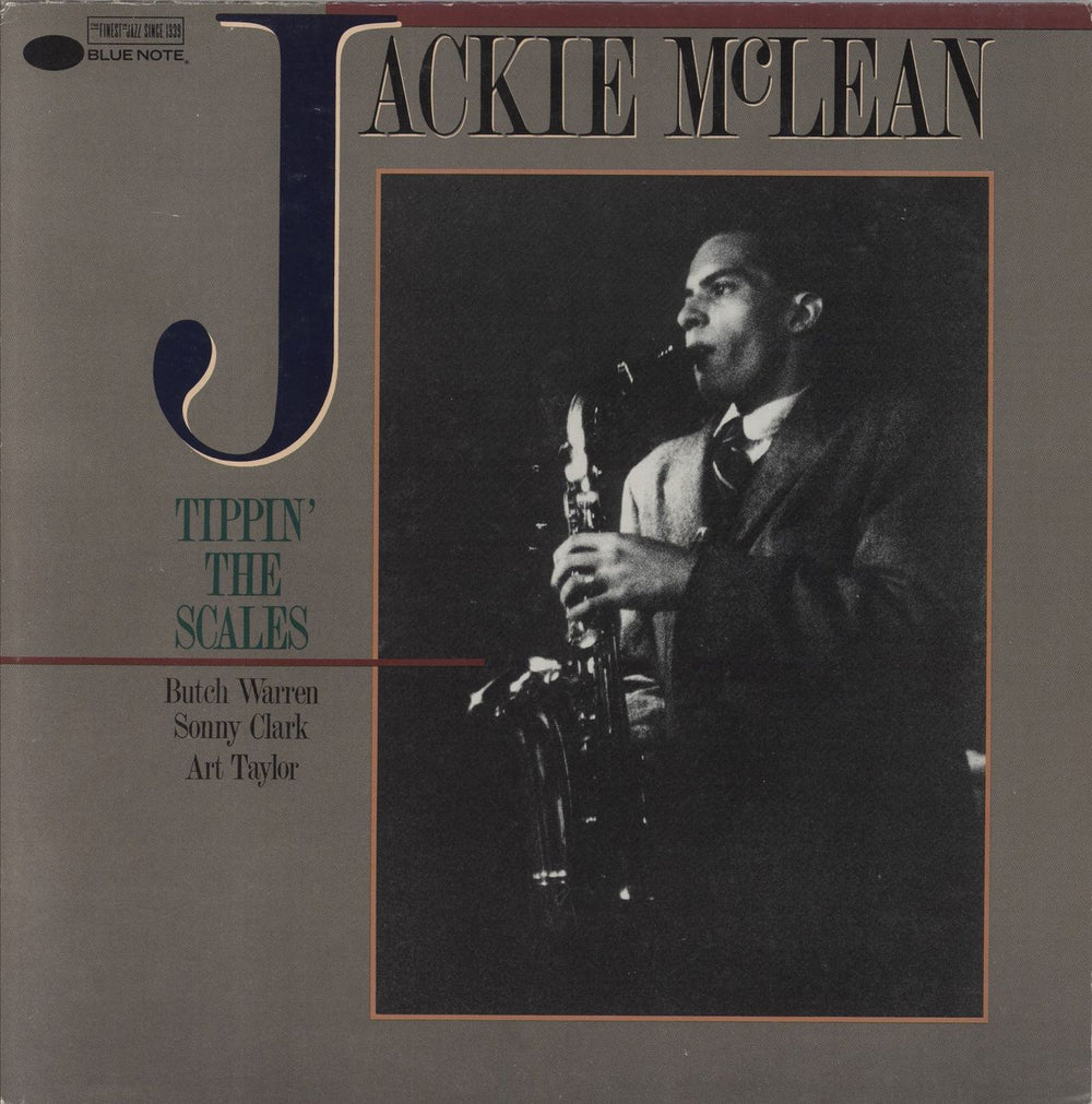 Jackie McLean Tippin' The Scales French vinyl LP album (LP record) BST84427