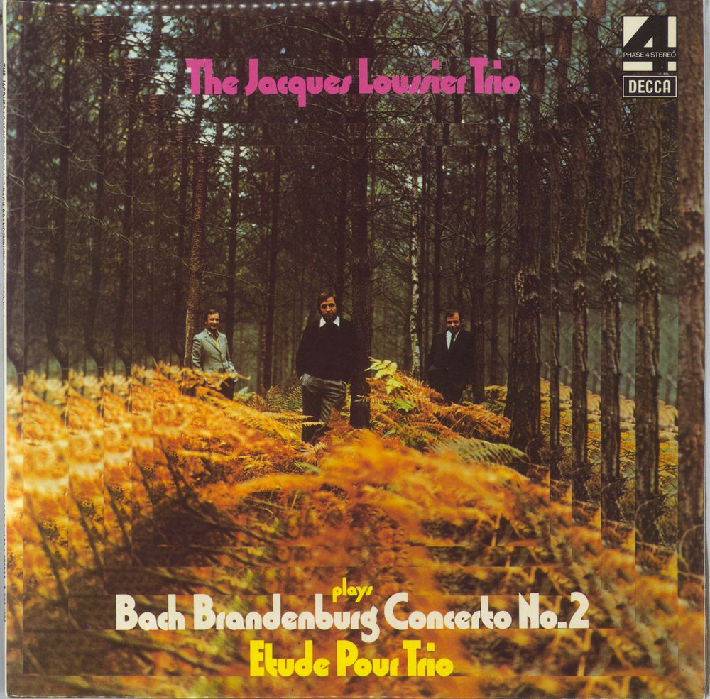 Jacques Loussier Bach's Brandenburg Concerto No. 2 UK vinyl LP album (LP record) PFS4253