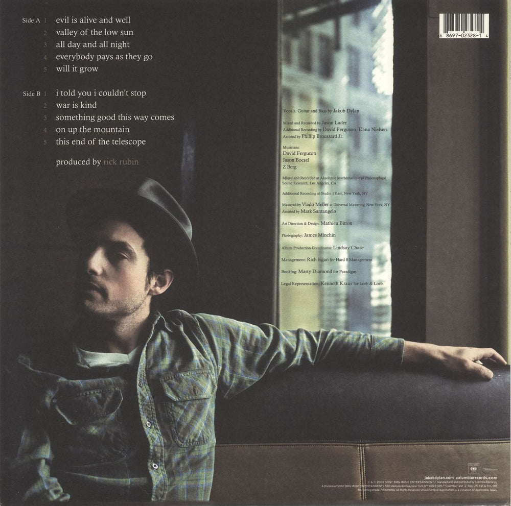 Jakob Dylan Seeing Things US vinyl LP album (LP record) 886970232814