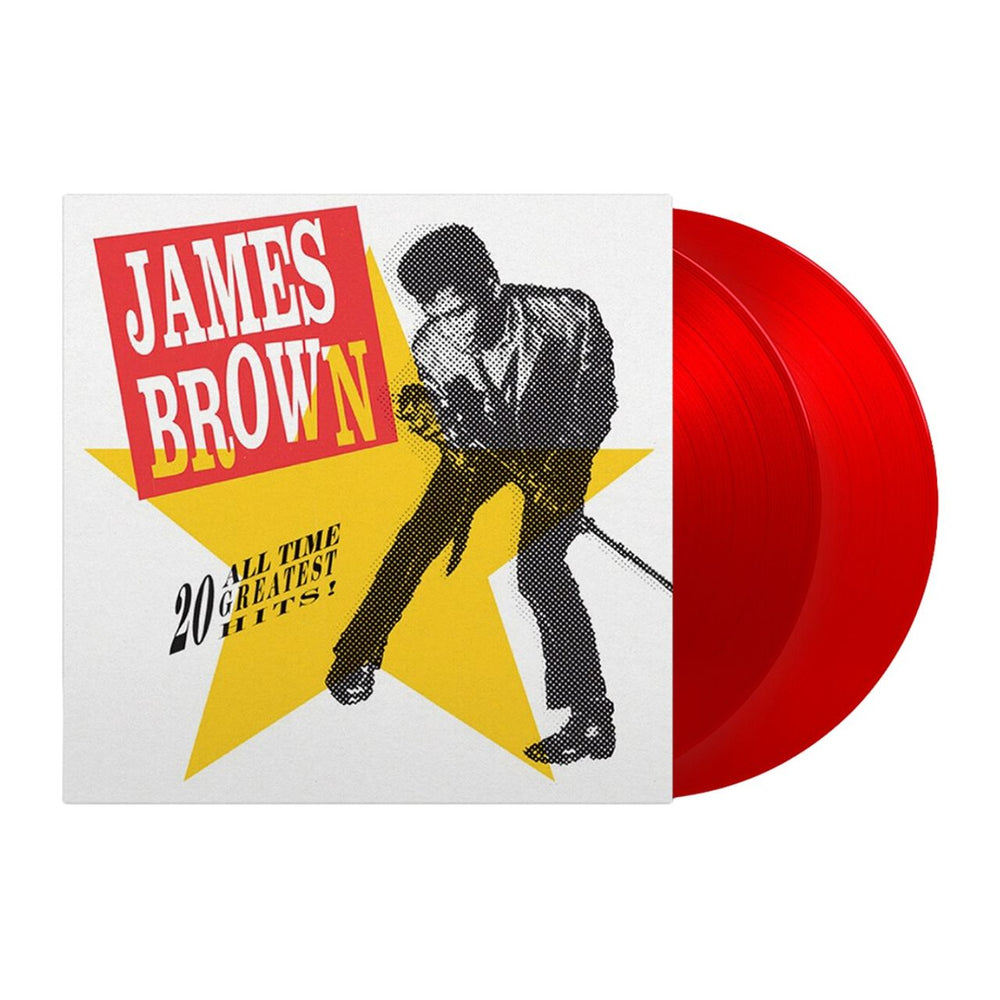 James Brown 20 All Time Greatest Hits! - Red Vinyl - Sealed UK 2-LP vinyl record set (Double LP Album) 602475222651