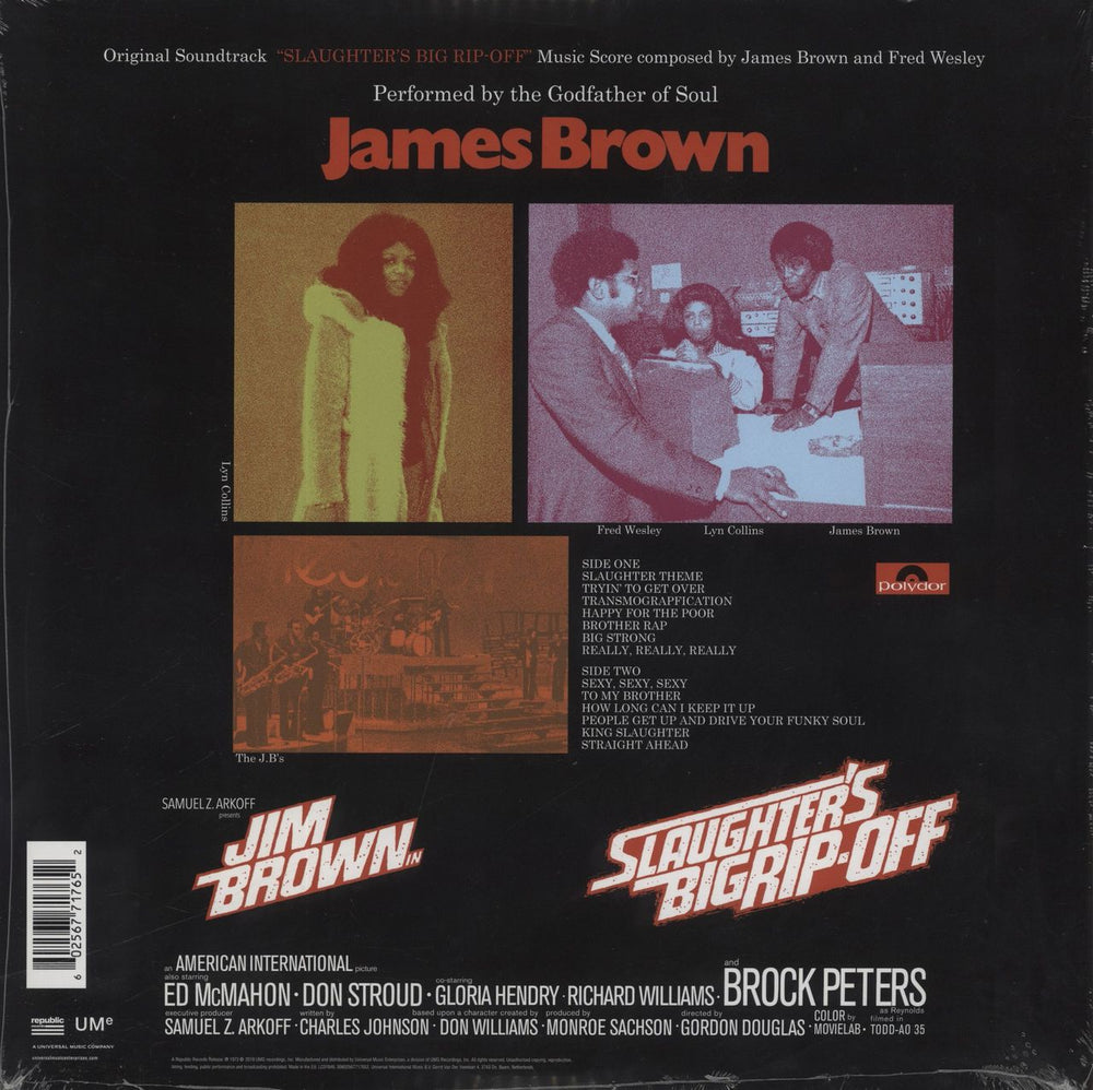 James Brown Slaughter's Big Rip-Off UK vinyl LP album (LP record) 602567717652