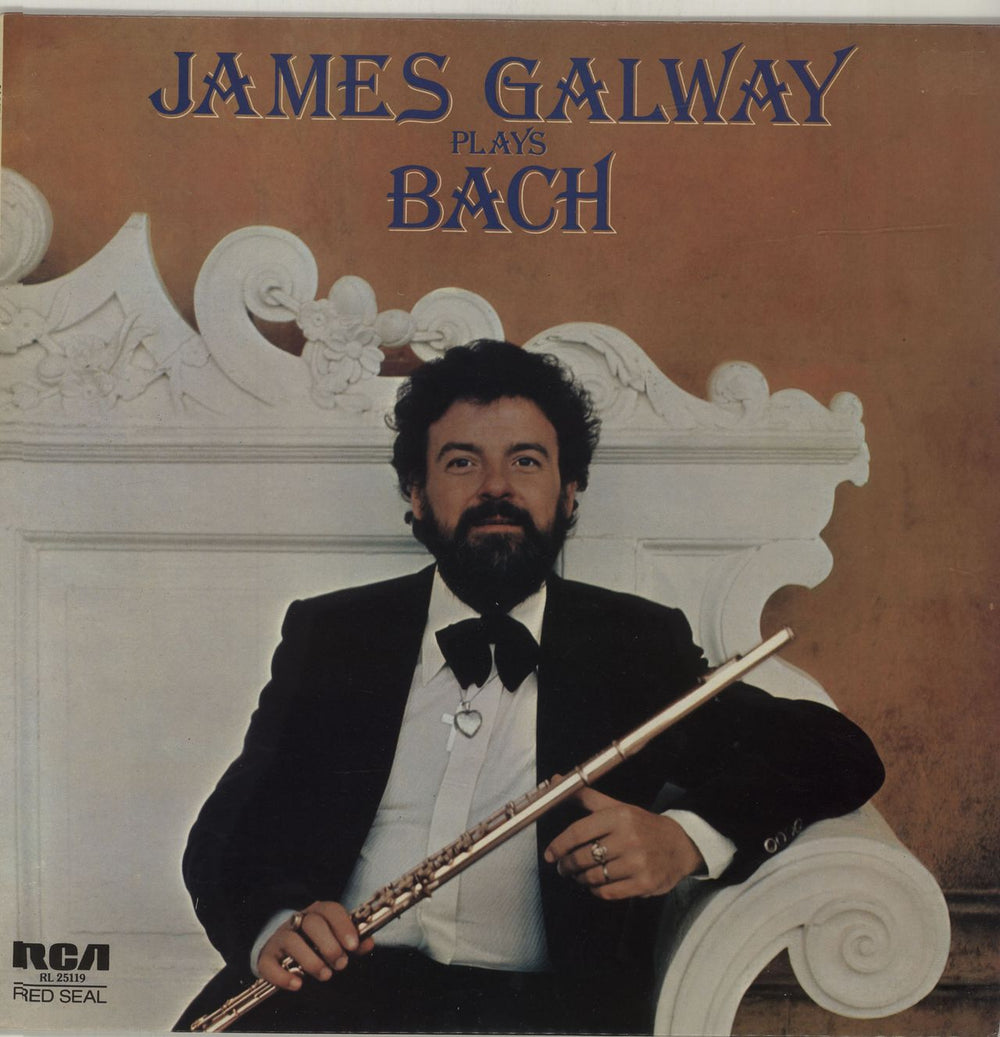 James Galway James Galway Plays Bach UK vinyl LP album (LP record) RL25119