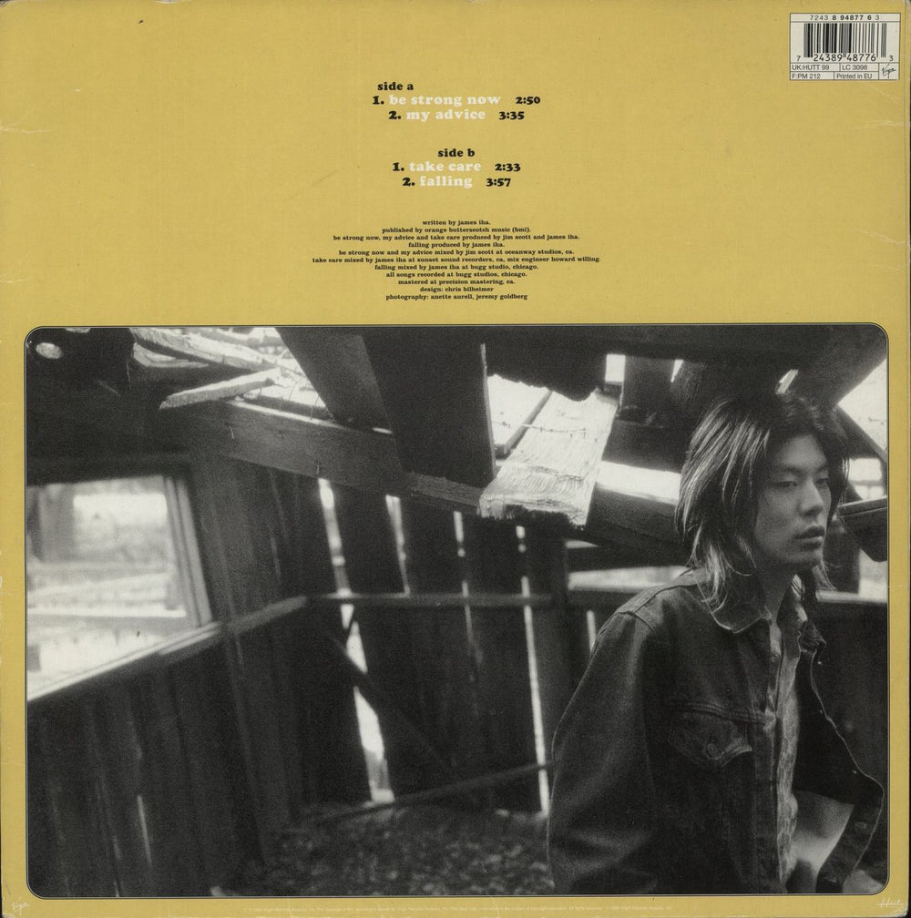James Iha Be Strong Now - VG UK 12" vinyl single (12 inch record / Maxi-single) 724389487763