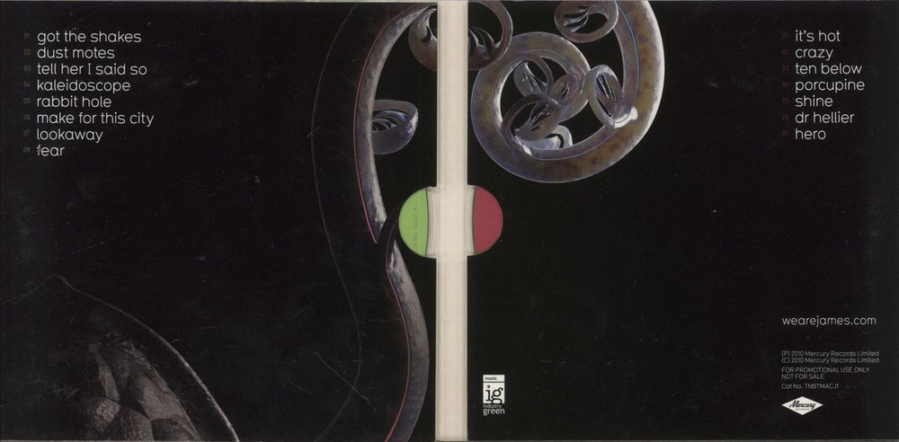 James The Morning After / The Night Before UK Promo 2 CD album set (Double CD) JMS2CTH523176