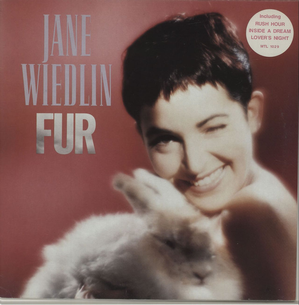 Jane Wiedlin Fur - Stickered UK vinyl LP album (LP record) MTL1029