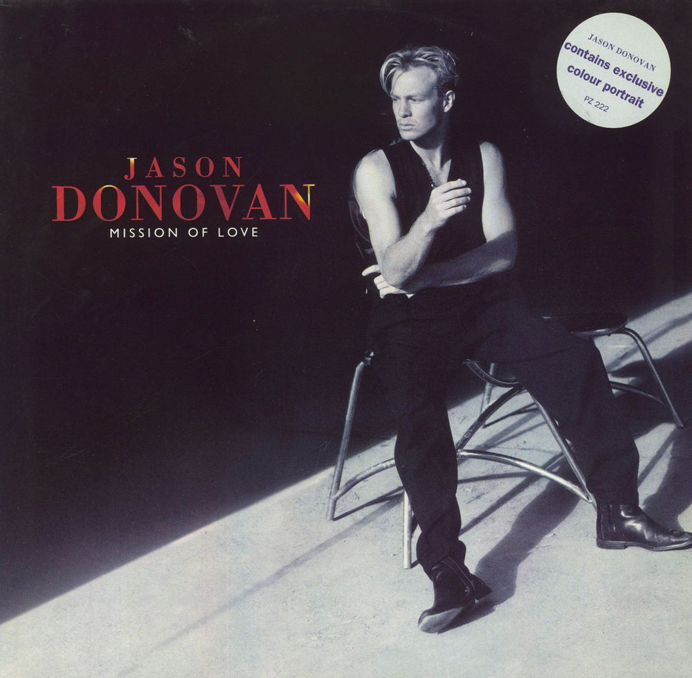 Jason Donovan Mission Of Love UK 12" vinyl single (12 inch record / Maxi-single) PZ222