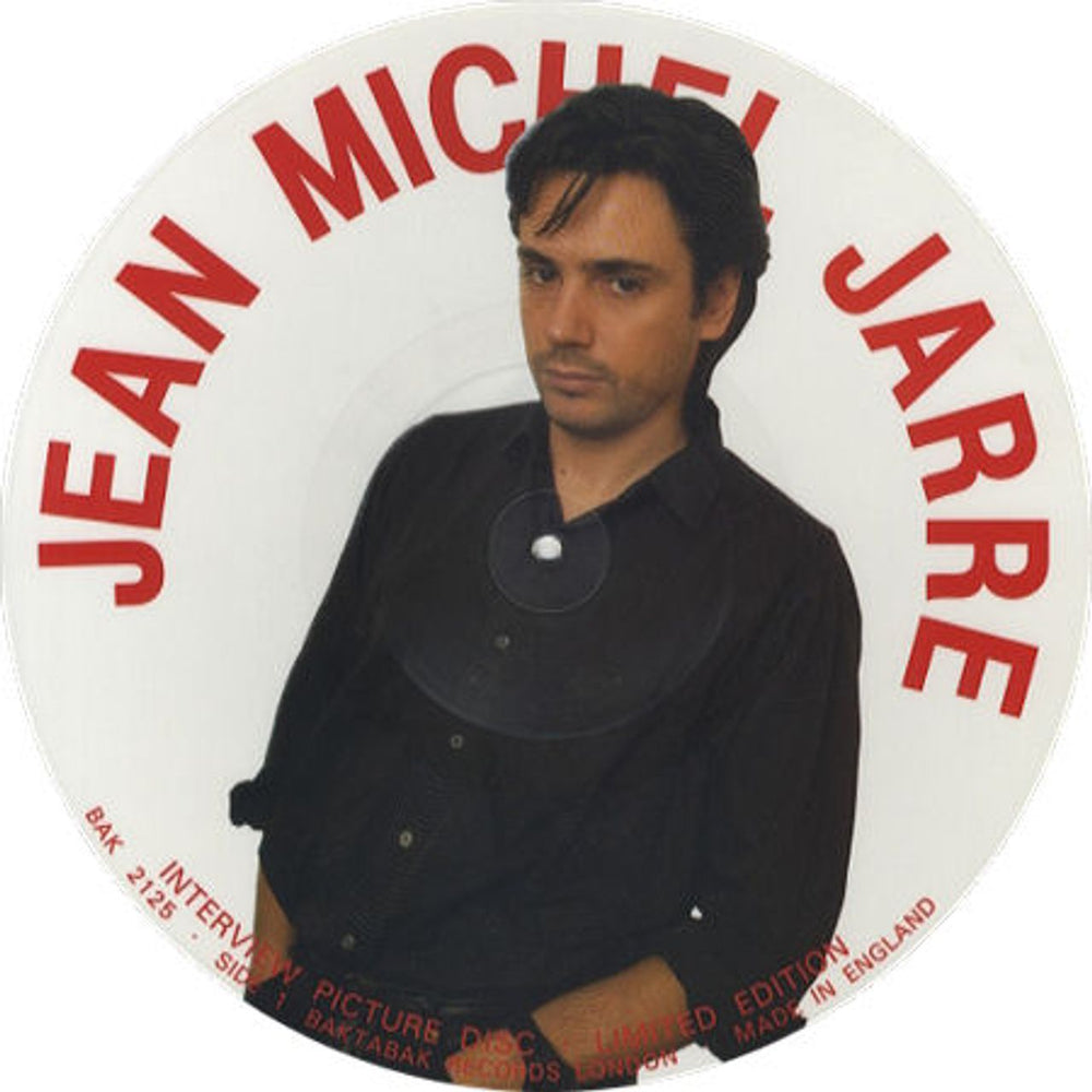 Jean-Michel Jarre Interview Picture Disc UK picture disc LP (vinyl picture disc album) BAK2125