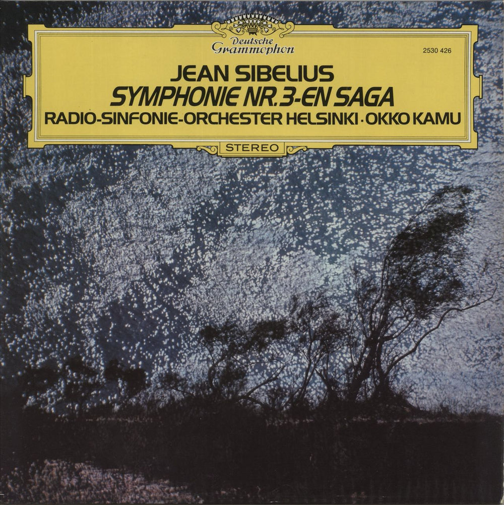 Jean Sibelius Sibelius: Symphonie Nr. 3 / En Saga UK vinyl LP album (LP record) 2530416