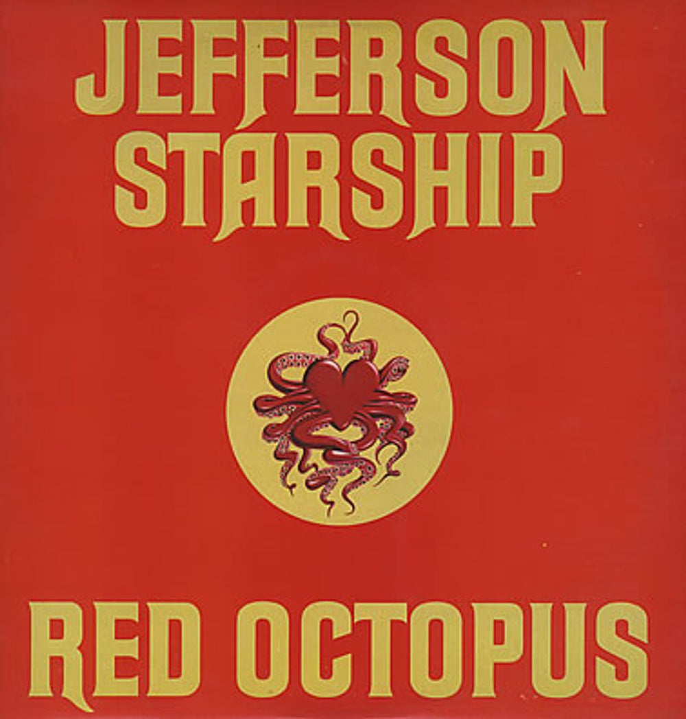 Jefferson Starship Red Octopus UK vinyl LP album (LP record) FTR2002