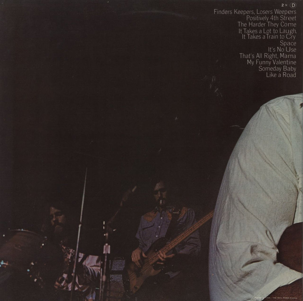 Jerry Garcia Live At Keystone French 2-LP vinyl record set (Double LP Album)