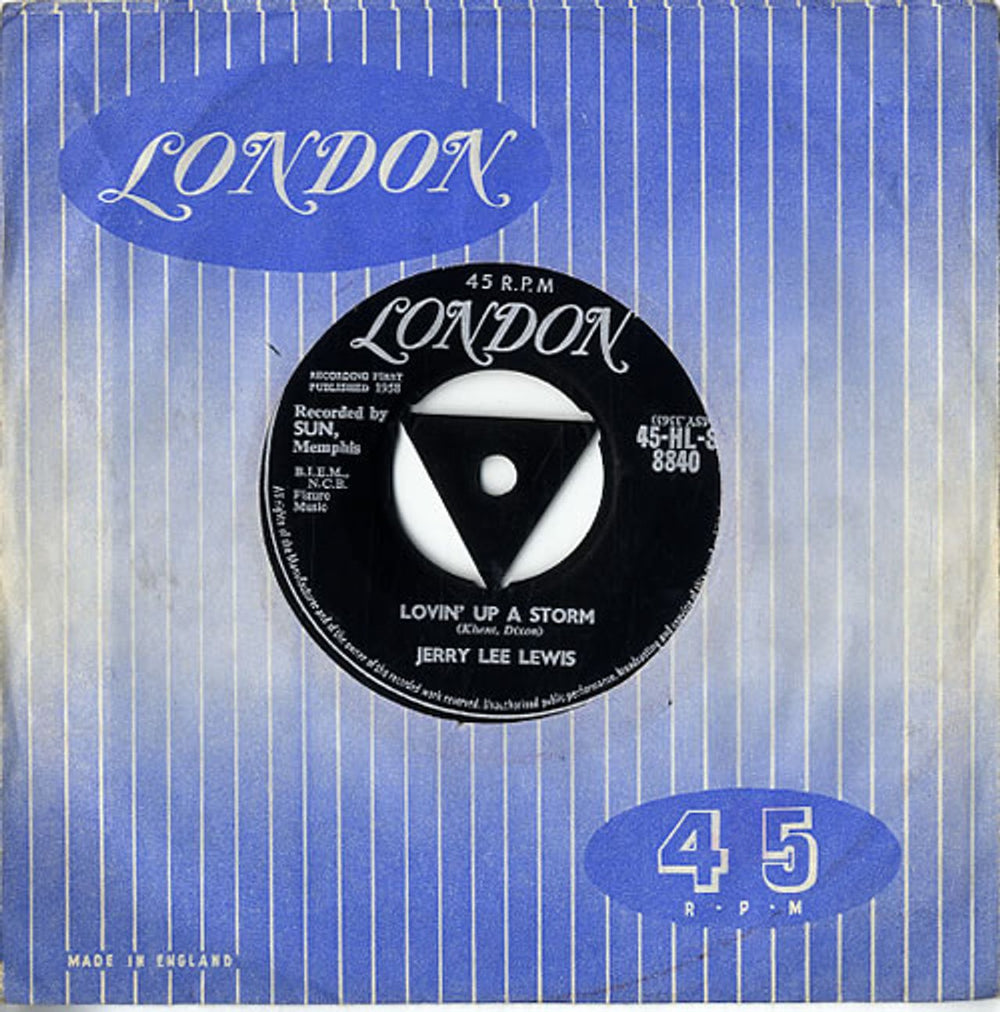 Jerry Lee Lewis Lovin' Up A Storm UK 7" vinyl single (7 inch record / 45) 45-HL-S8840