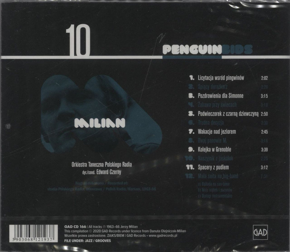Jerzy Milian Penguin Bids - 1963-1966 Polish Radio Vibes - Sealed Polish CD album (CDLP)