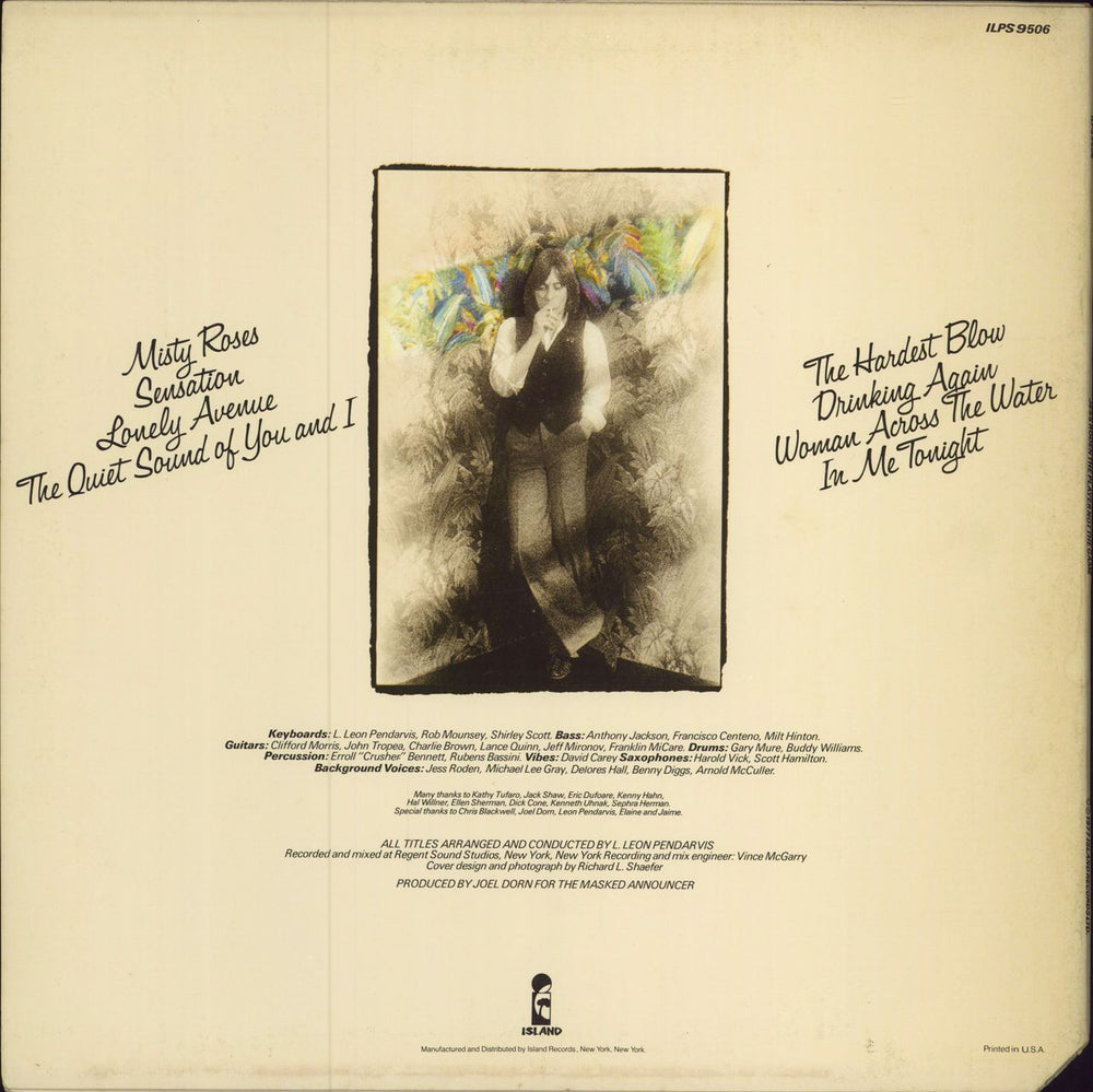 Jess Roden The Player Not The Game - Deletion Cut US vinyl LP album (LP record)