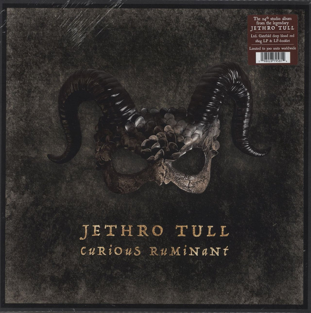 Jethro Tull Curious Ruminant - 180gm Deep Blood Red Vinyl - Sealed UK vinyl LP album (LP record) IOM738