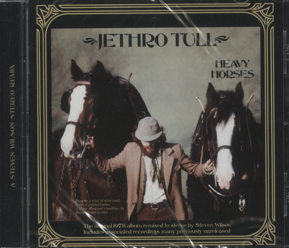 Jethro Tull Heavy Horses (A Steven Wilson Stereo Remix) - Sealed UK CD album (CDLP) 0190295757908