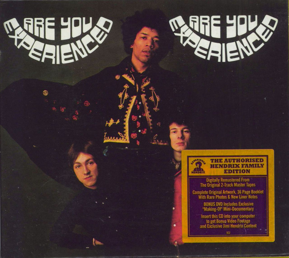 Jimi Hendrix Are You Experienced UK 2-disc CD/DVD set 88697631792