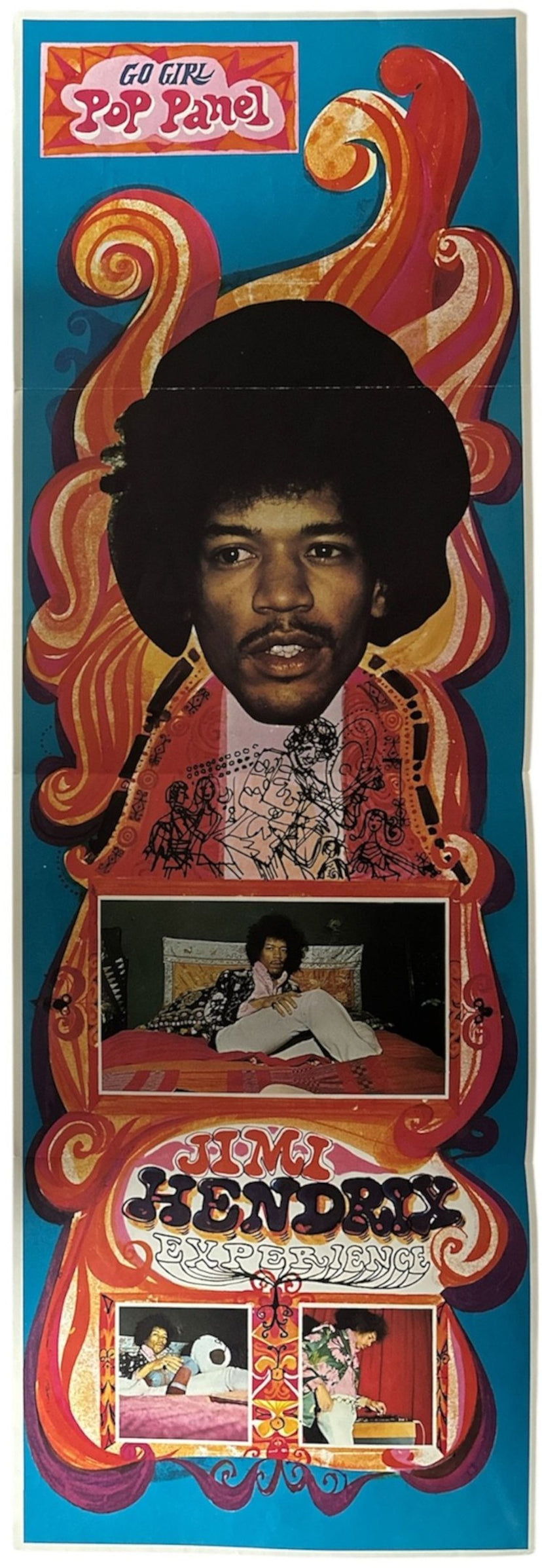 Jimi Hendrix Go Girl Pop Panel Poster UK poster