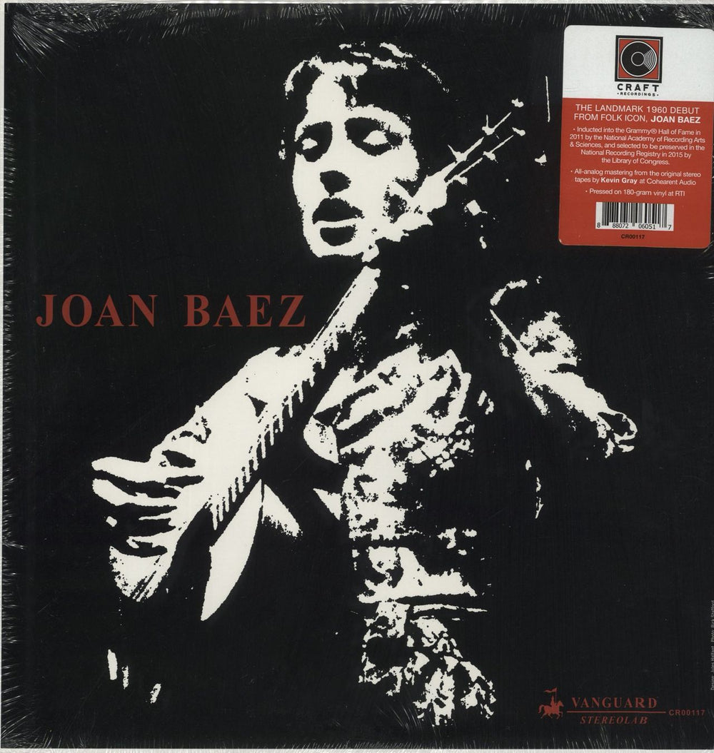 Joan Baez Joan Baez - 180gm US vinyl LP album (LP record) CR00117