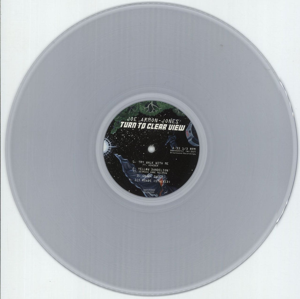 Joe Armon-Jones Turn To Clear View - Clear Vinyl UK vinyl LP album (LP record) 83ELPTU879728