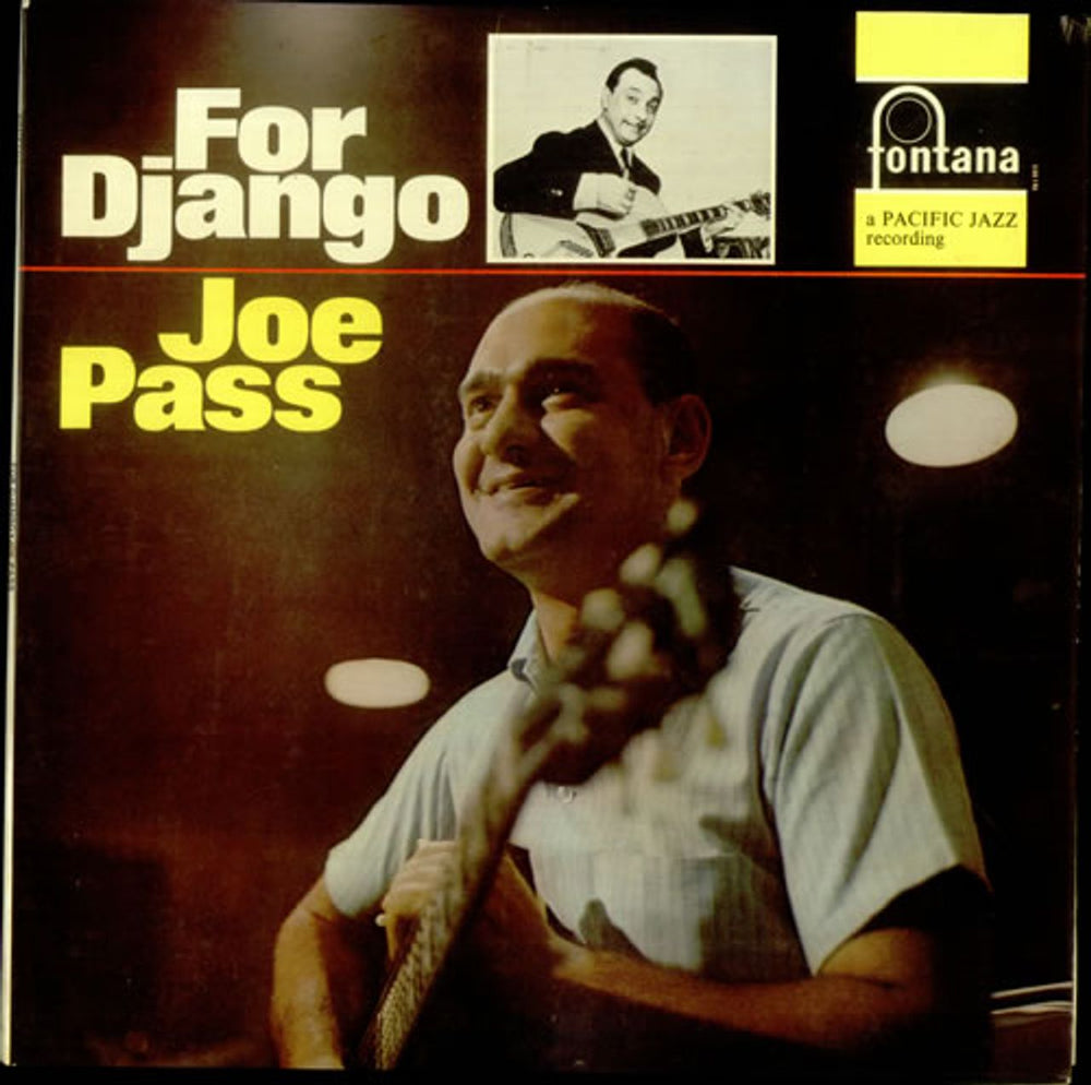 Joe Pass For Django UK vinyl LP album (LP record) 688146ZL