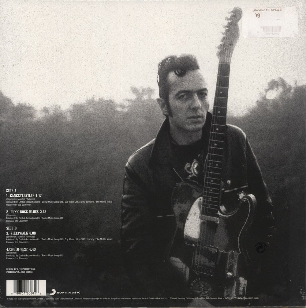 Joe Strummer Gangsterville - RSD16 - Sealed UK 12" vinyl single (12 inch record / Maxi-single) 888751808812