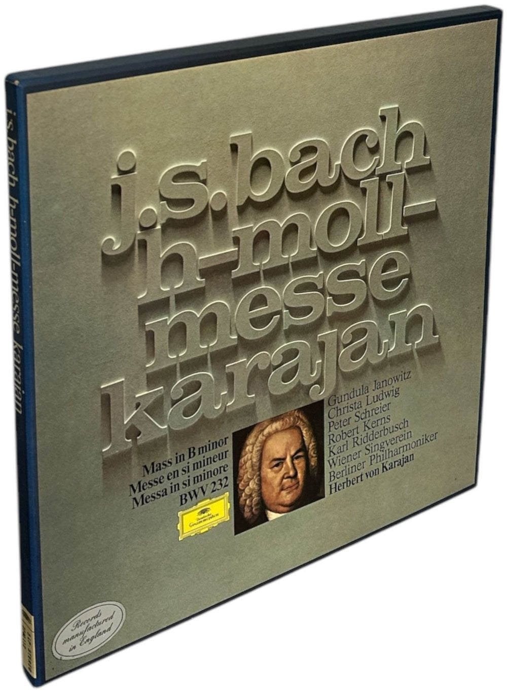 Johann Sebastian Bach Bach: H-Moll-Messe UK Vinyl Box Set 2740112