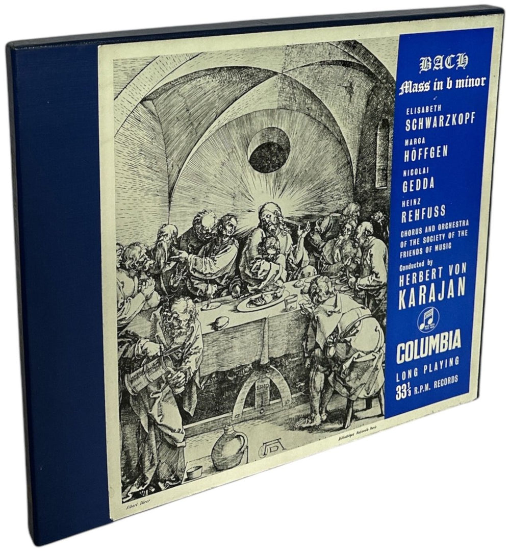 Johann Sebastian Bach Bach: Mass In B Minor UK Vinyl Box Set 33CX1121-3