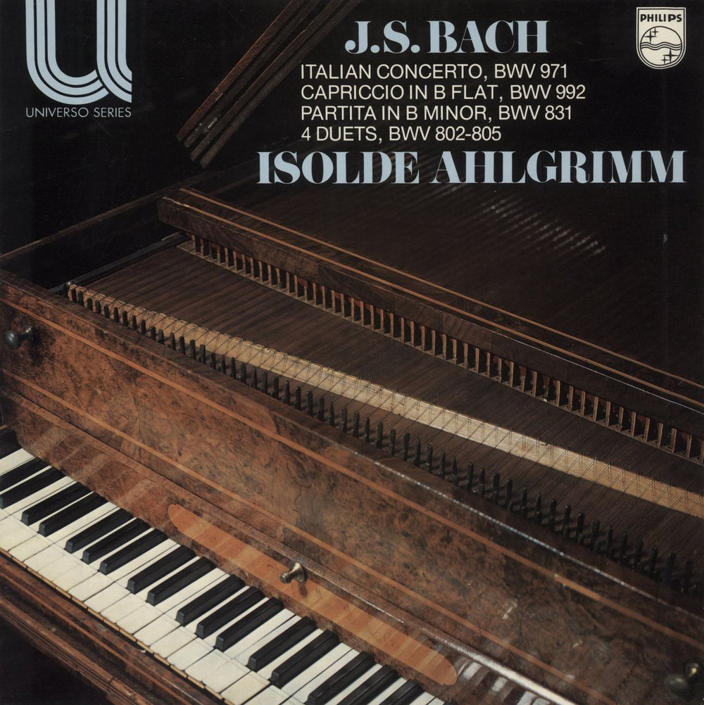 Johann Sebastian Bach Italienisches Konzert, Capriccio B-Dur, Partita H-Moll B-Dur, 4 Duets - White Label Test Pressing Dutch Promo vinyl LP album (LP record) 6580142