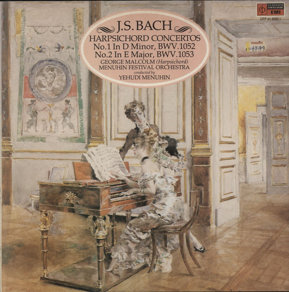 Johann Sebastian Bach J. S. Bach: Harpsichord Concertos UK vinyl LP album (LP record) CFP4145001