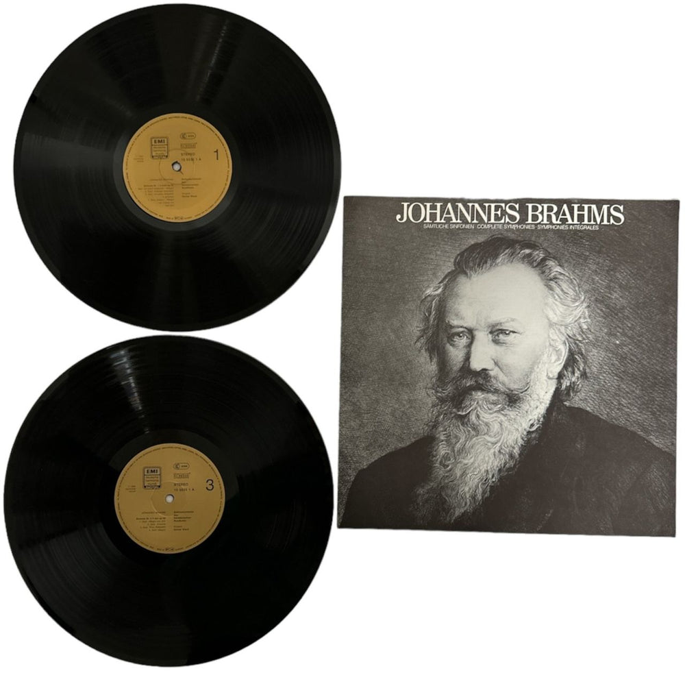 Johannes Brahms Brahms: Sämtliche Sinfonien = Complete Symphonies = Symphonies Intégrales German Vinyl Box Set B10VXBR837992