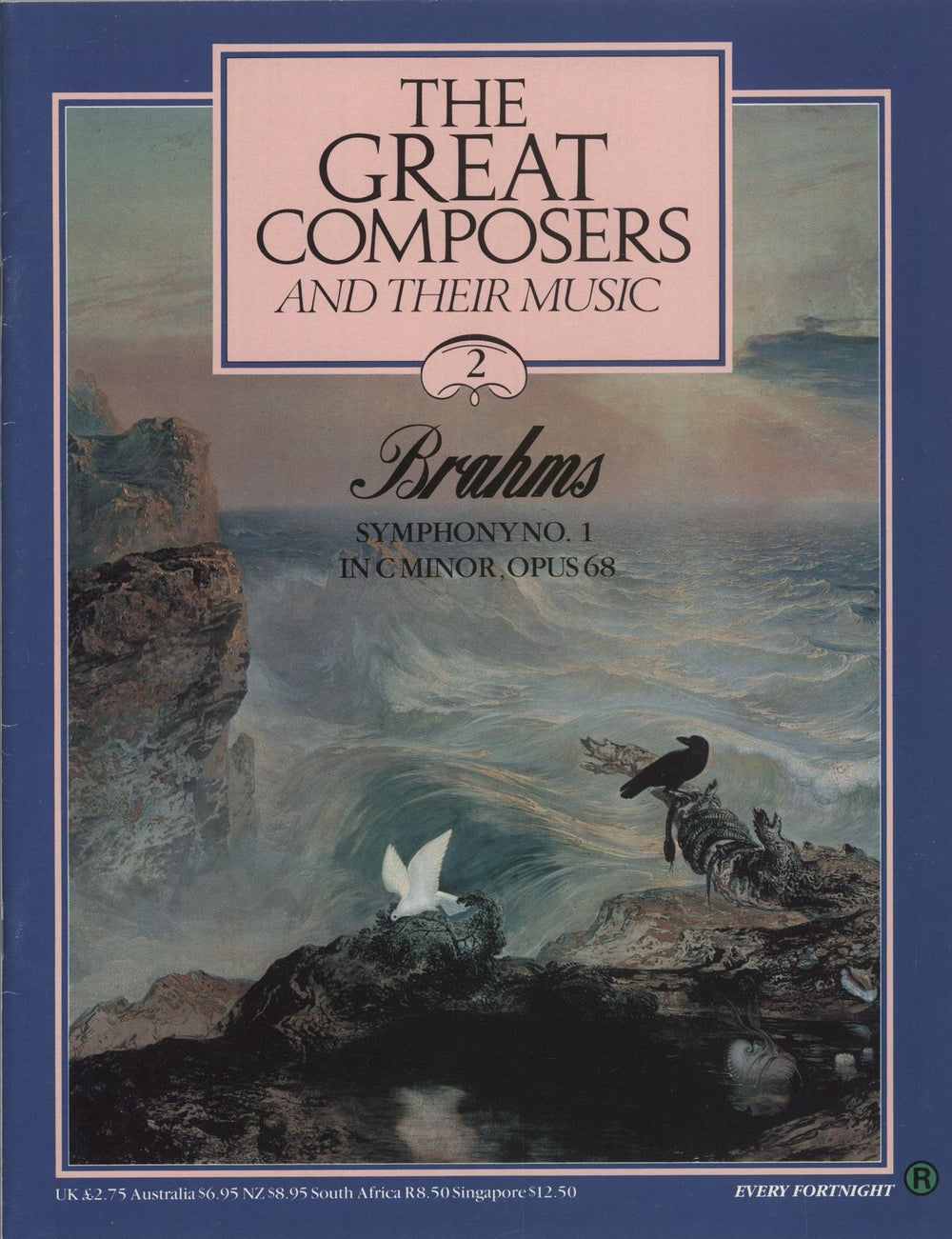 Johannes Brahms Symphony No. 1 in C minor, Opus 68 + Magazine UK vinyl LP album (LP record)