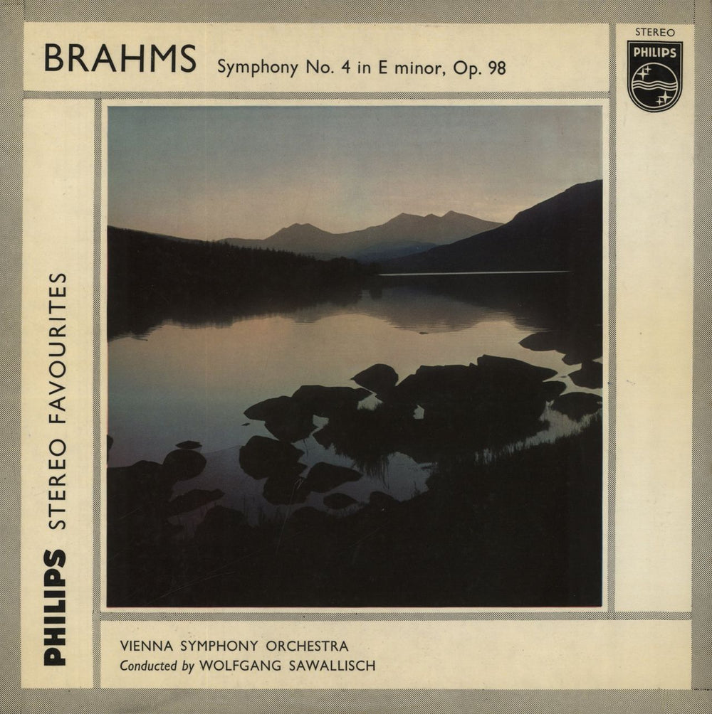 Johannes Brahms Symphony No. 4 in E Minor UK vinyl LP album (LP record) SGL5802