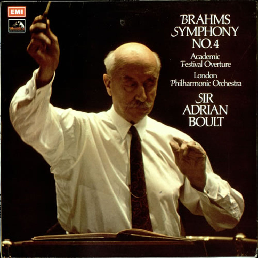 Johannes Brahms Symphony No. 4 UK vinyl LP album (LP record) ASD2901