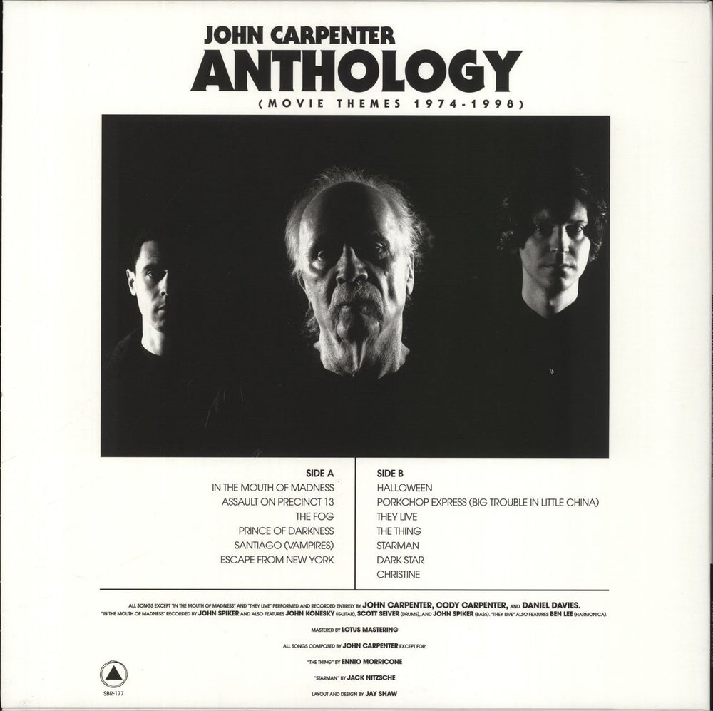 John Carpenter Anthology (Movie Themes 1974-1998) - Red vinyl UK vinyl LP album (LP record)