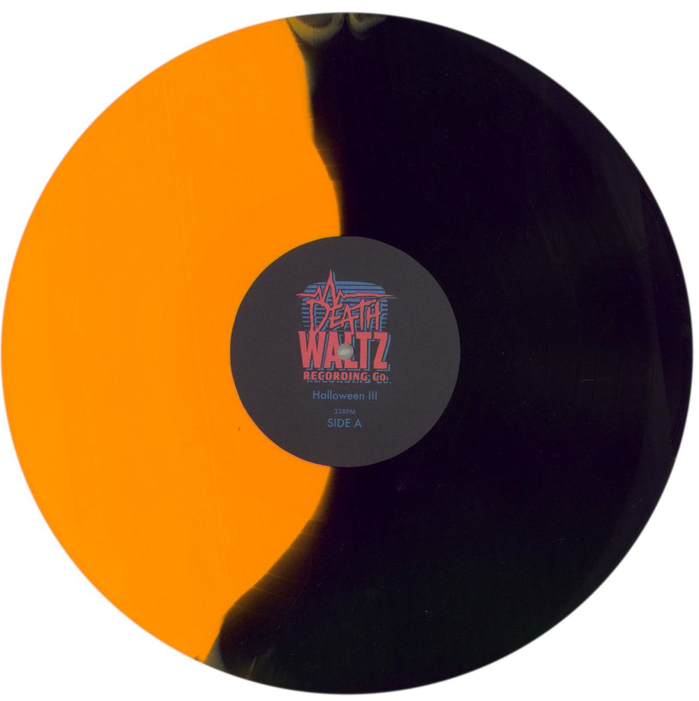 John Carpenter Halloween III - Season Of The Witch - Orange & Black Split Vinyl UK vinyl LP album (LP record) JZVLPHA857966