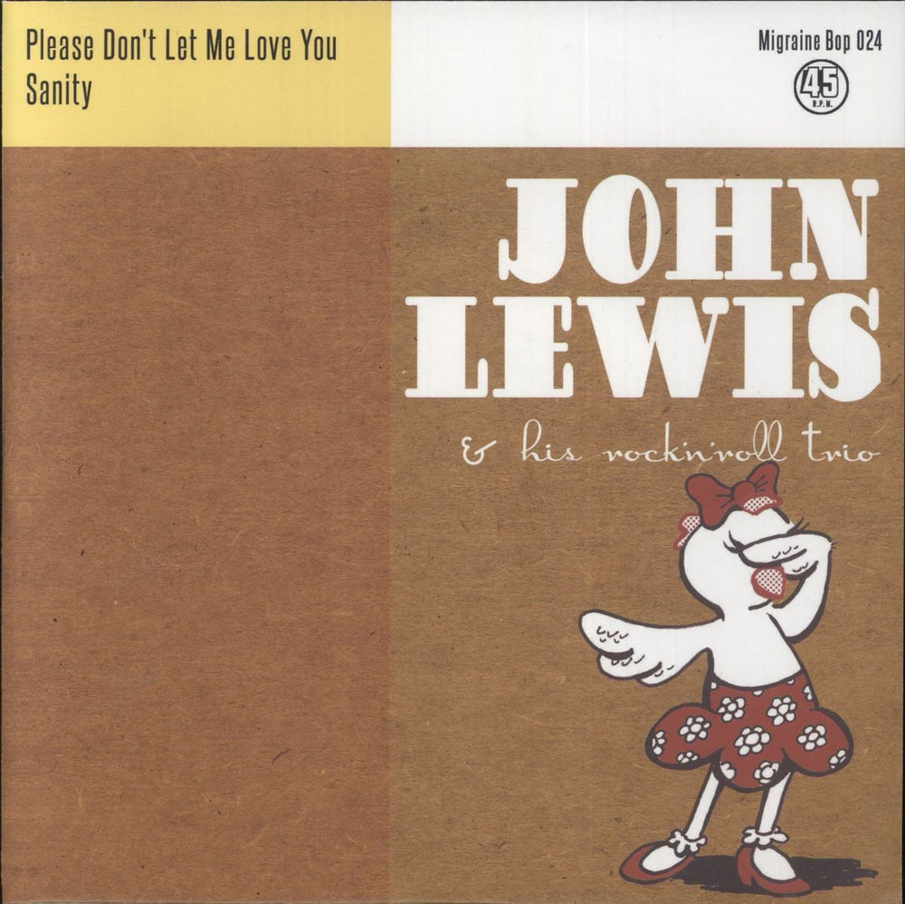 John Lewis [Rockabilly] Please Don't Let Me Love You German 7" vinyl single (7 inch record / 45) MR45-024