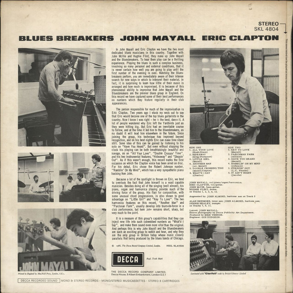 John Mayall Blues Breakers - 1st (A) UK vinyl LP album (LP record)